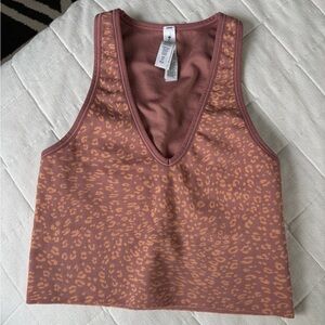 Athleta reversible aurora crop tank